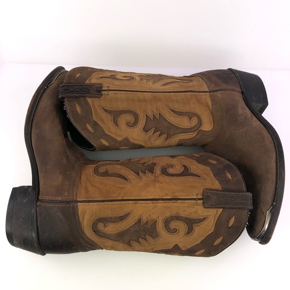 Sage by Abilene Men's Distressed Western Boot - Pointed Toe - 4740 Size 10 - Picture 3 of 8